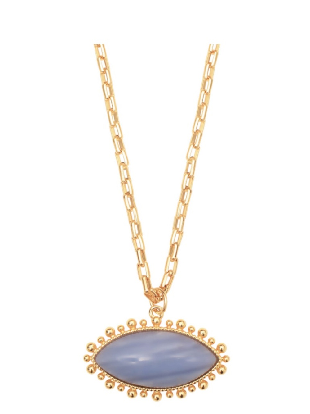 Talis Blue Lace Eye Pendant
Necklace